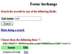 hrchange Search